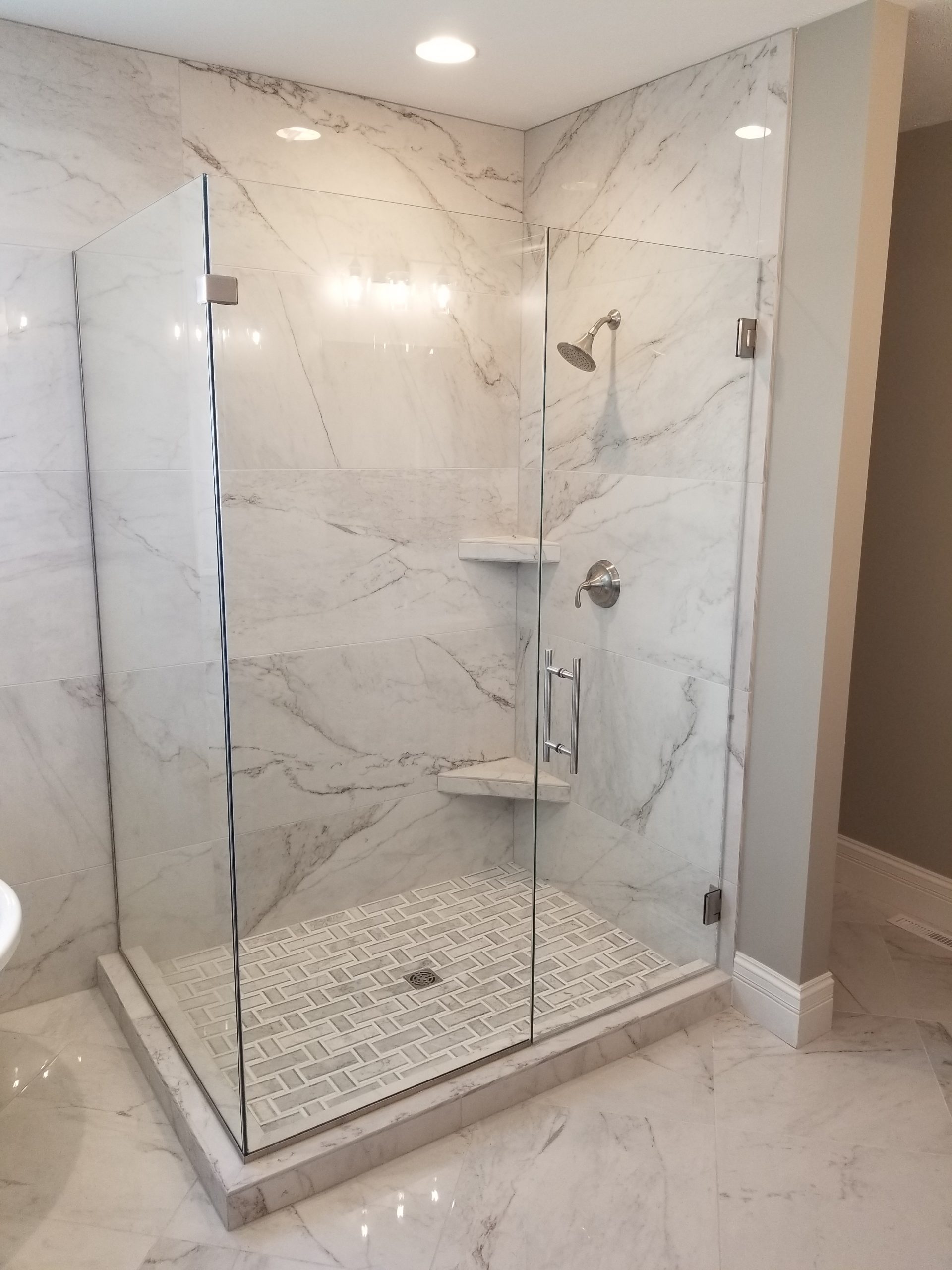 custom tile shower