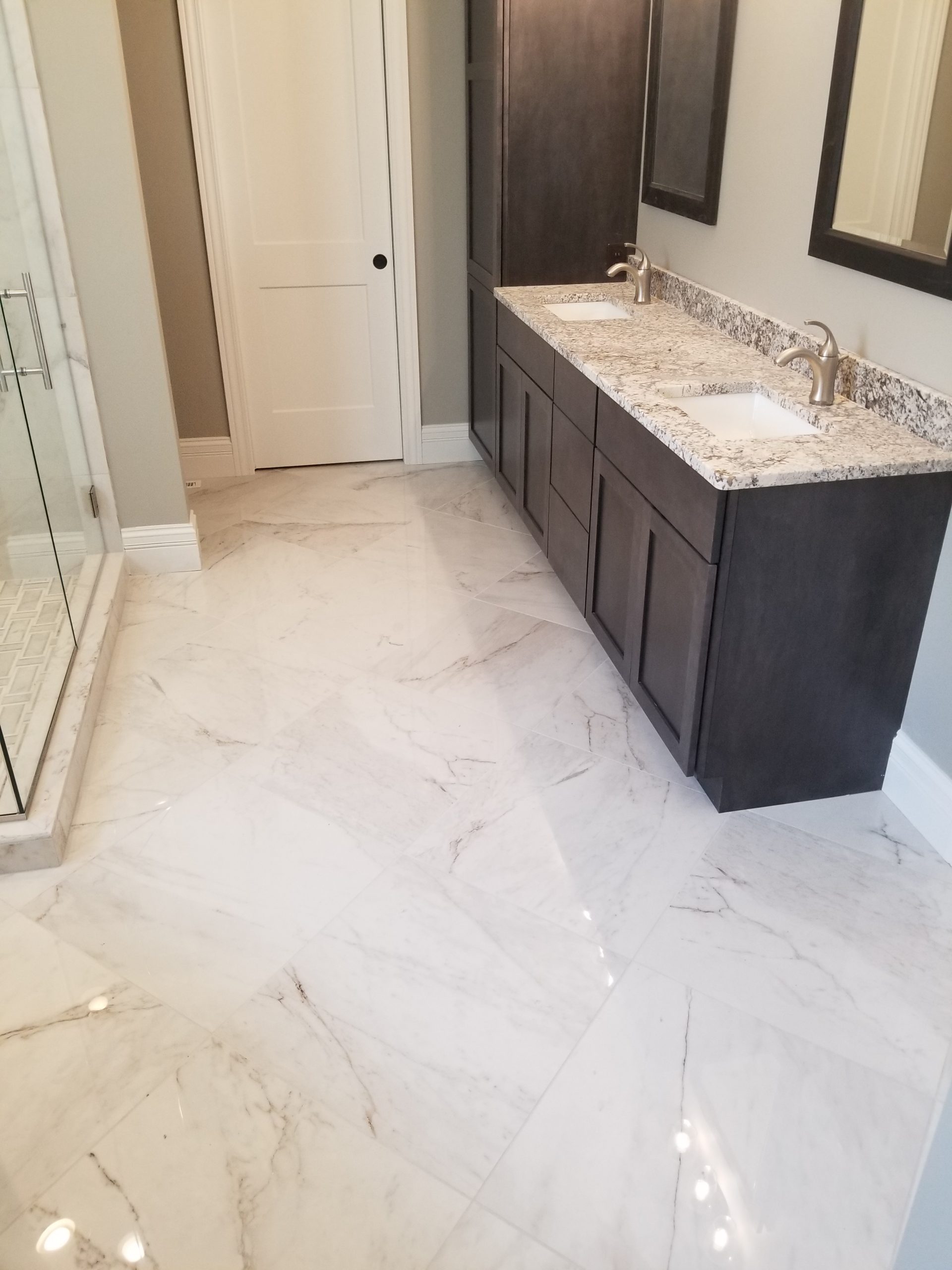 custom tile shower