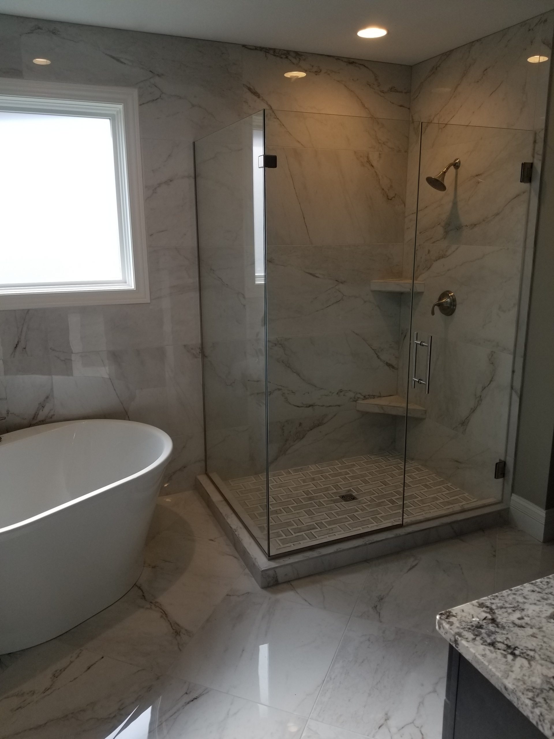 custom tile shower